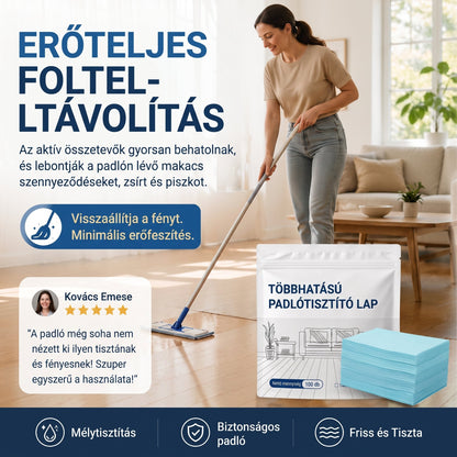 80% Kedvezmény Korlátozott Ideig! 💧🧹Geelemon® Vízben Oldódó Padlótisztító Lapok🧻