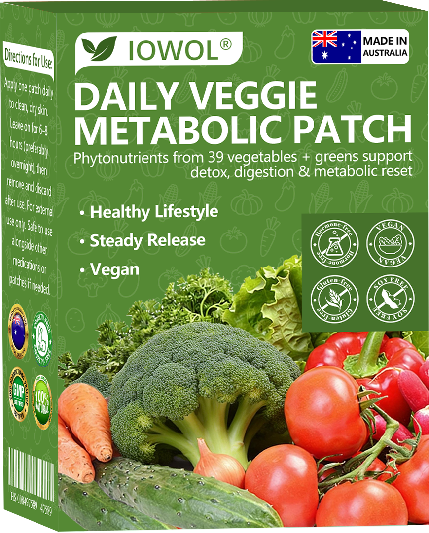🥦𝐎𝐟𝐟𝐢𝐜𝐢𝐚𝐥 𝐒𝐭𝐨𝐫𝐞 | 𝐈𝐎𝐖𝐎𝐋® 𝐃𝐚𝐢𝐥𝐲 𝐕𝐞𝐠𝐞𝐭𝐚𝐛𝐥𝐞 𝐌𝐞𝐭𝐚𝐛𝐨𝐥𝐢𝐜 𝐏𝐚𝐭𝐜𝐡 𝐮𝐬𝐞𝐬 𝐨𝐫𝐠𝐚𝐧𝐢𝐜 𝐯𝐞𝐠𝐞𝐭𝐚𝐛𝐥𝐞 𝐞𝐱𝐭𝐫𝐚𝐜𝐭𝐬 𝐚𝐧𝐝 𝐩𝐡𝐲𝐭𝐨𝐧𝐮𝐭𝐫𝐢𝐞𝐧𝐭𝐬 𝐟𝐫𝐨𝐦 𝟑𝟗 𝐯𝐞𝐠𝐞𝐭𝐚𝐛𝐥𝐞𝐬 + 𝐠𝐫𝐞𝐞𝐧𝐬 𝐭𝐨 𝐬𝐮𝐩𝐩𝐨𝐫𝐭 𝐝𝐞𝐭𝐨𝐱, 𝐝𝐢𝐠𝐞𝐬𝐭𝐢𝐨𝐧 & 𝐦𝐞𝐭𝐚𝐛𝐨𝐥𝐢𝐜 𝐫𝐞𝐬𝐞𝐭, 𝐚𝐧𝐝 𝐛𝐨𝐨𝐬𝐭 𝐞𝐧𝐞𝐫𝐠𝐲 𝐟𝐨𝐫 𝐚𝐥𝐥-𝐝𝐚𝐲 𝐰𝐞𝐥𝐥𝐧𝐞𝐬𝐬.