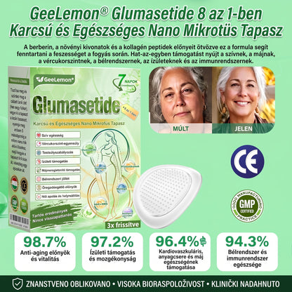 GeeLemon® Moringa + Berberin + NAD+ 15 az 1-ben nanomikrotűs tapasz | A testápolás új generációja fejlett nanoformulával🫀