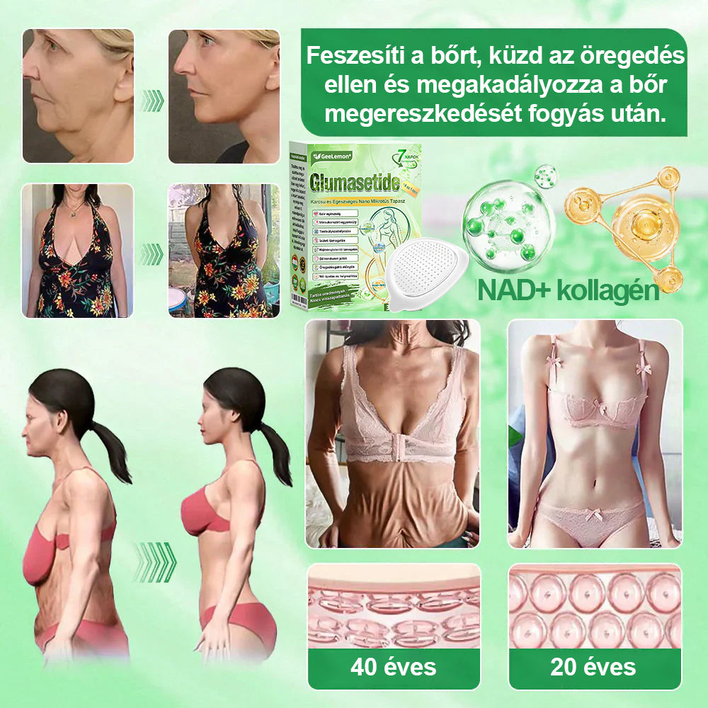 GeeLemon® Moringa + Berberin + NAD+ 15 az 1-ben nanomikrotűs tapasz | A testápolás új generációja fejlett nanoformulával🫀