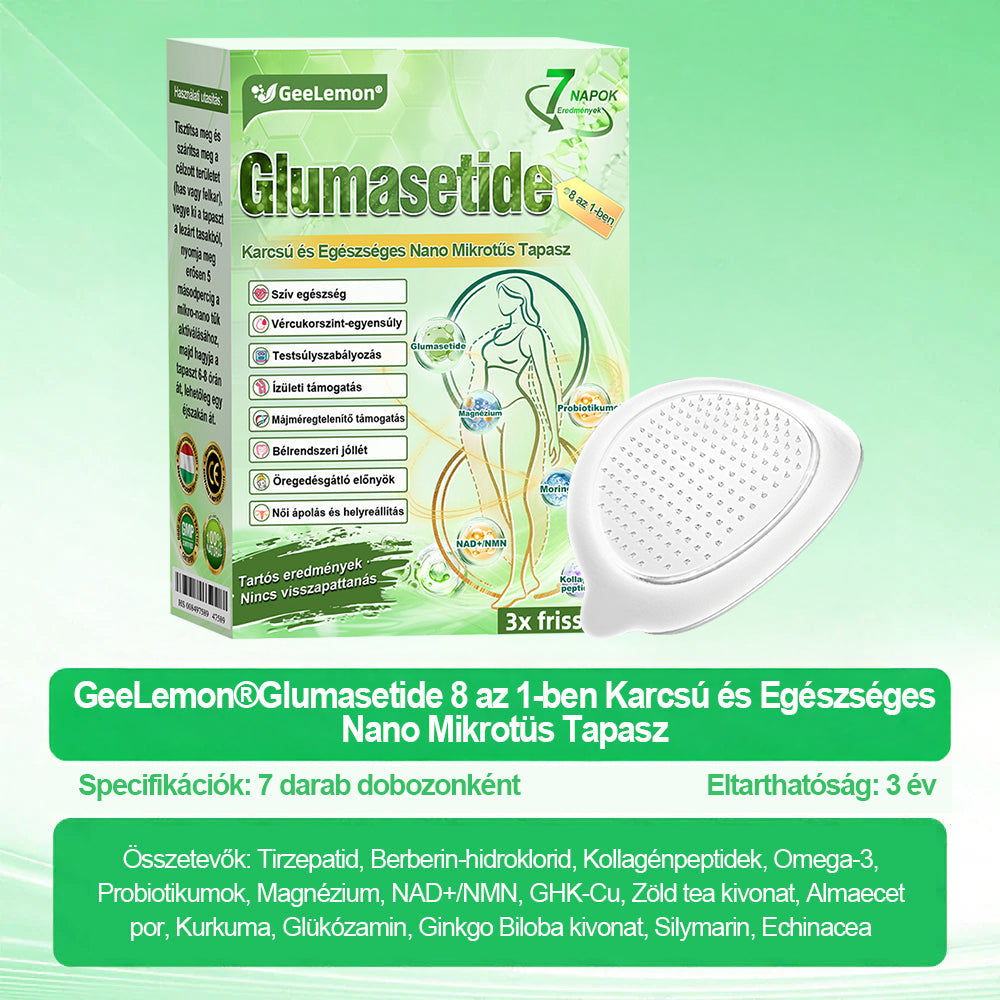 GeeLemon® Moringa + Berberin + NAD+ 15 az 1-ben nanomikrotűs tapasz | A testápolás új generációja fejlett nanoformulával🫀