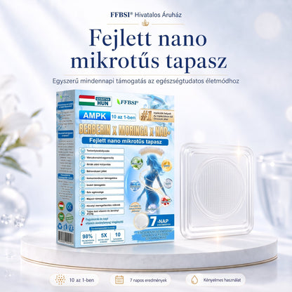 Magyar szakértők által ajánlott 🌿 FFBSI® anyagcsere-támogató karcsúsító nano mikro-tűs tapasz