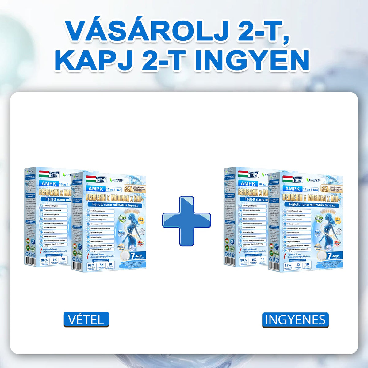 Magyar szakértők által ajánlott 🌿 FFBSI® anyagcsere-támogató karcsúsító nano mikro-tűs tapasz
