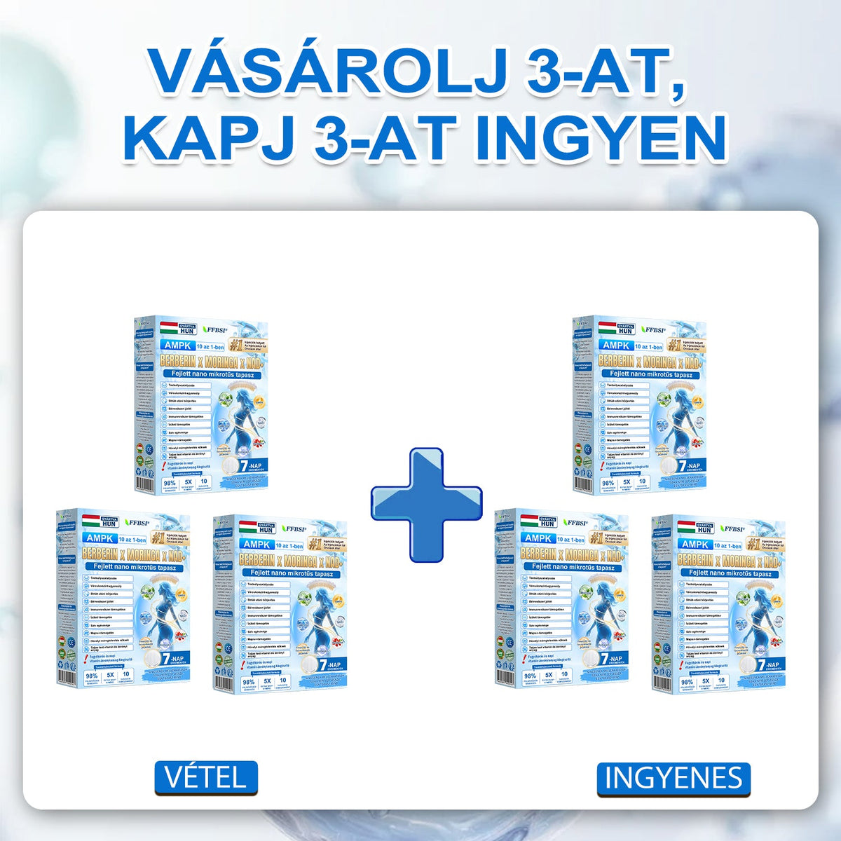 Magyar szakértők által ajánlott 🌿 FFBSI® anyagcsere-támogató karcsúsító nano mikro-tűs tapasz