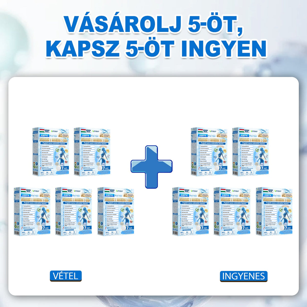 Magyar szakértők által ajánlott 🌿 FFBSI® anyagcsere-támogató karcsúsító nano mikro-tűs tapasz
