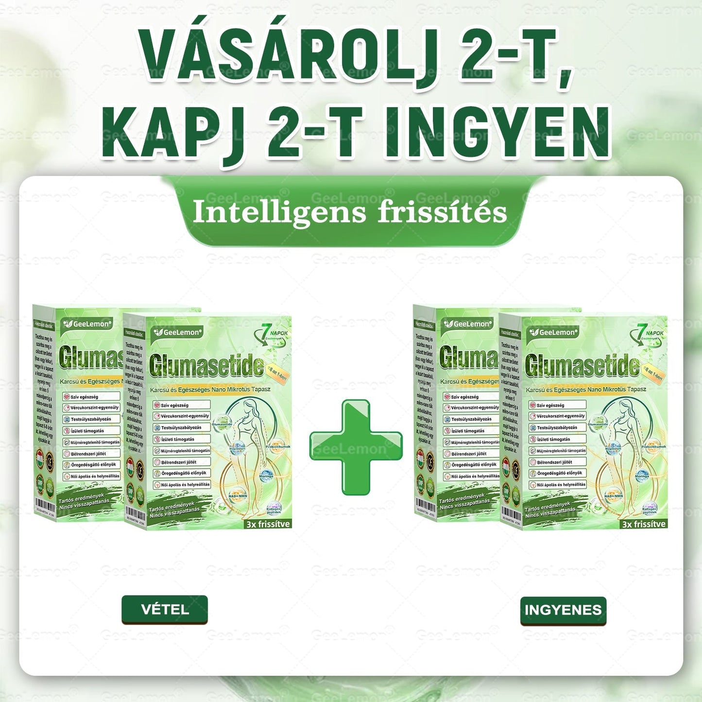 𝐆𝐞𝐞𝐋𝐞𝐦𝐨𝐧®🔥Glumasetide 8 az 1-ben Karcsúsító Nano Mikrotűs Tapasz 🇭🇺